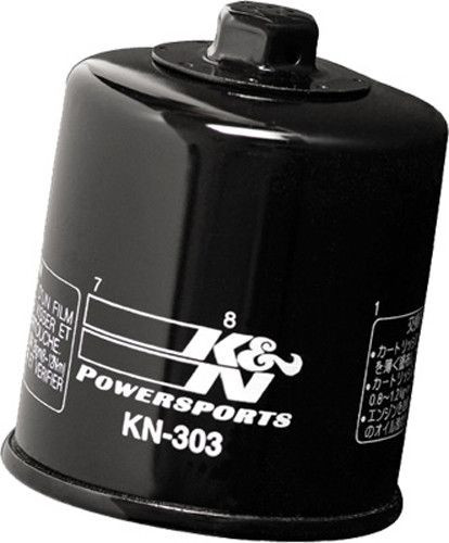 K&N Oil Filter 17mm, Chrome for PWC / Personal Watercraft | Fits Kawasaki, Yamaha | KN-303 | 56-0303
