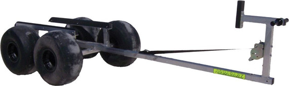 AQUACART 4-play Transport Cart 12', Black, aluminum for PWC / Personal Watercraft | 4 PLAY-BOX 2 | 29-4012