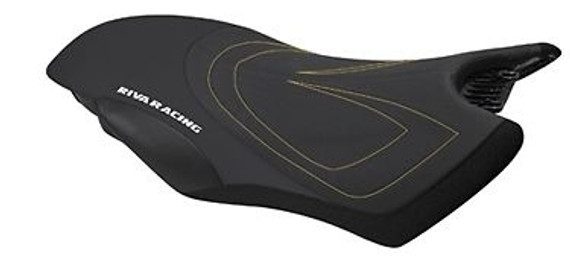 Yamaha GPR JetTrim RIVA Seat Cover Black w/ Gold GP1300R NEW RY5-GPR101-4