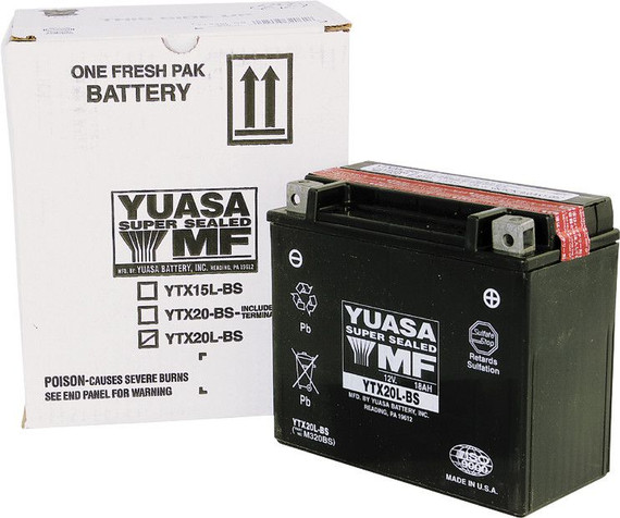 YUASA AGM Maintenance Free Battery for PWC / Personal Watercraft | Universal PWC Fitment | YUAM320BS | 49-1968