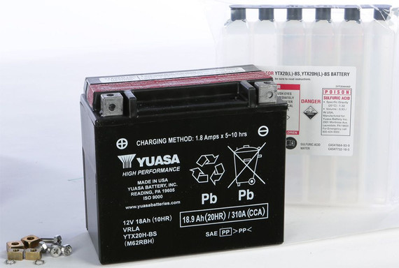 YUASA AGM Maintenance Free Battery for PWC / Personal Watercraft | Fits Yamaha | YUAM62RBH | 49-1973