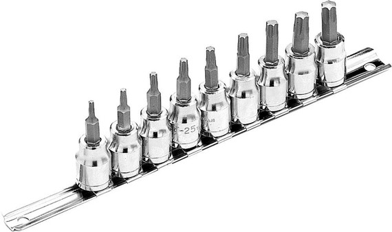 PERFORMANCE TOOL Star Socket Set Chrome for PWC / Personal Watercraft | W1178 | 117-1028