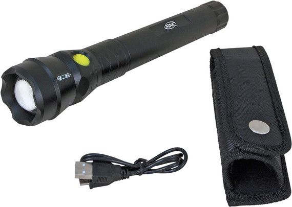 PERFORMANCE TOOL Rechargeable LED Flashlight Black, aluminum for PWC / Personal Watercraft | 552 | 117-1127