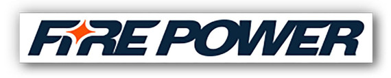 FIRE POWER Logo Stickers for PWC / Personal Watercraft | 99-8102 | 99-8102
