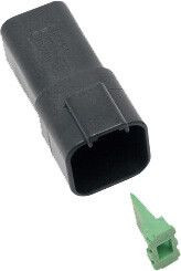 NAMZ CUSTOM CYCLE Deutsch DT Receptacle And Wedgelock Gray for PWC / Personal Watercraft | DR-6B | 850-08011