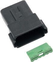 NAMZ CUSTOM CYCLE Deutsch DT Receptacle And Wedgelock Gray for PWC / Personal Watercraft | DR-12B | 850-08015