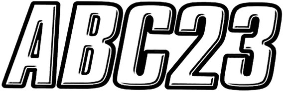 HARDLINE Series 800 Registration Kit 3" for PWC / Personal Watercraft | WHBLK800 | 11-6224