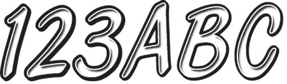 HARDLINE Series 400 Registration Kit 3" for PWC / Personal Watercraft | 400CLBLK | 11-6279