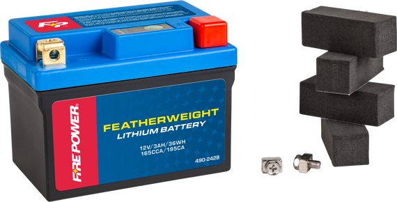 FIRE POWER Featherweight Lithium Battery for PWC / Personal Watercraft | Fits Bombardier, Kawasaki, Yamaha | HJTZ5SL-FPZ-B | 490-2428