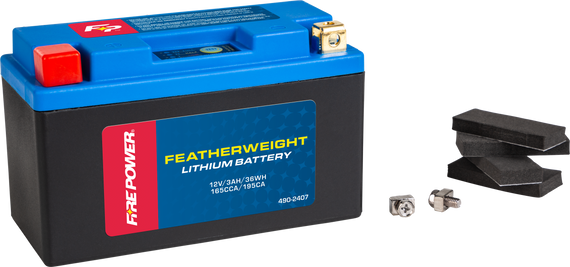 FIRE POWER Featherweight Lithium Battery for PWC / Personal Watercraft | Fits Yamaha YP400 Majesty | HJT9B-FP-B | 490-2407