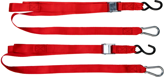 FIRE POWER 1½ TIE DOWNS 6', Chrome, nylon for PWC / Personal Watercraft | 29-13057 | 29-13057