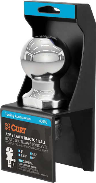 CURT ATV / UTV Trailer Balls 5/8" for PWC / Personal Watercraft | 40098 | 52-3006