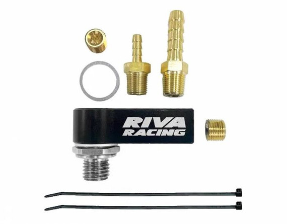 RIVA Vacuum Port Adapter Kit 1/8" for PWC / Personal Watercraft | Fits Yamaha | RY12110-VPA | 59-2272