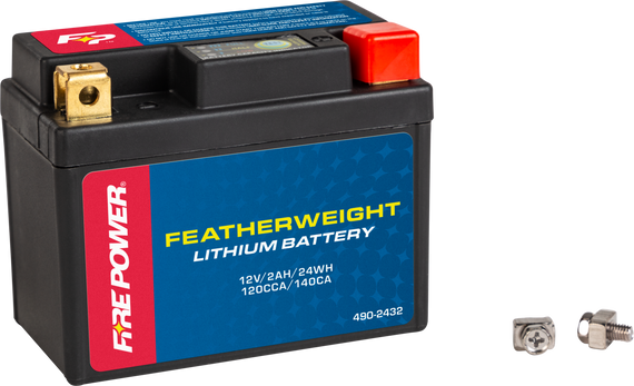 FIRE POWER Featherweight Lithium Battery for PWC / Personal Watercraft | Fits Yamaha | LFP03L-B | 490-2432
