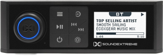 ECOXGEAR Marine Am/fm/bluetooth Digital Media Player 5", White for PWC / Personal Watercraft | SEI-SEMRN1DIN | 63-9230