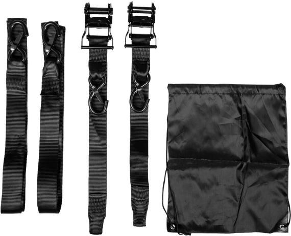 FIRE POWER 2 RATCHET TIE-DOWNS W/soft-tie 000 lbs, Polyester for PWC / Personal Watercraft | 29-13091 | 29-13091