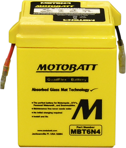 MOTOBATT Quadflex AGM Batteries for PWC / Personal Watercraft | MBT6N4 | 491-1023