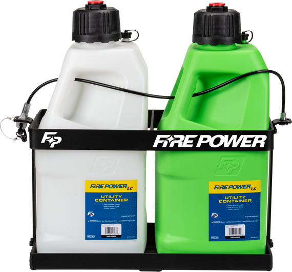 FIRE POWER LC Utility Jug Racks Black, Aluminum for PWC / Personal Watercraft | 300-10292 | 300-10292