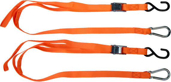 FIRE POWER 1 TIE DOWNS 1", Chrome, nylon for PWC / Personal Watercraft | 29-13016 | 29-13016