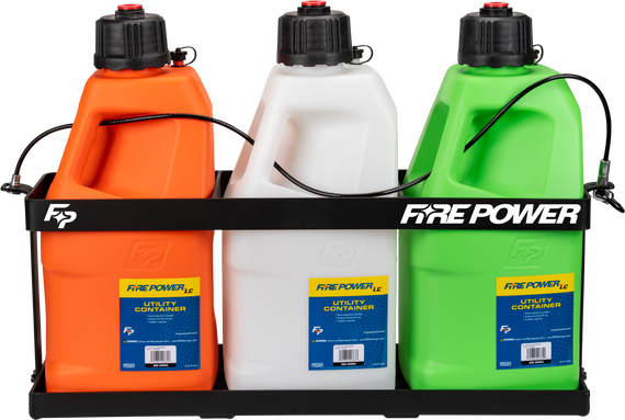 FIRE POWER LC Utility Jug Racks Black, Aluminum for PWC / Personal Watercraft | 300-10293 | 300-10293