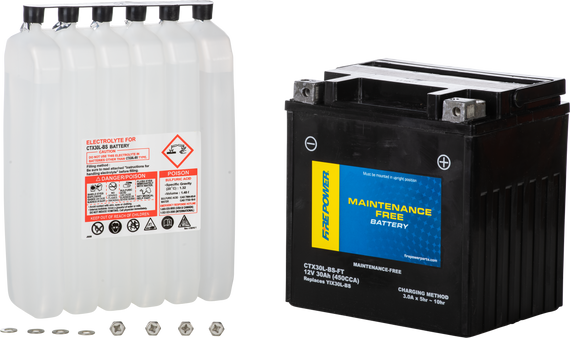 FIRE POWER Maintenance Free Sealed Battery for PWC / Personal Watercraft | CTX30L-BS-FT | 49-3036