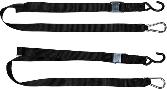 FIRE POWER 1½ TIE DOWNS 6', Chrome, nylon for PWC / Personal Watercraft | 29-13055 | 29-13055