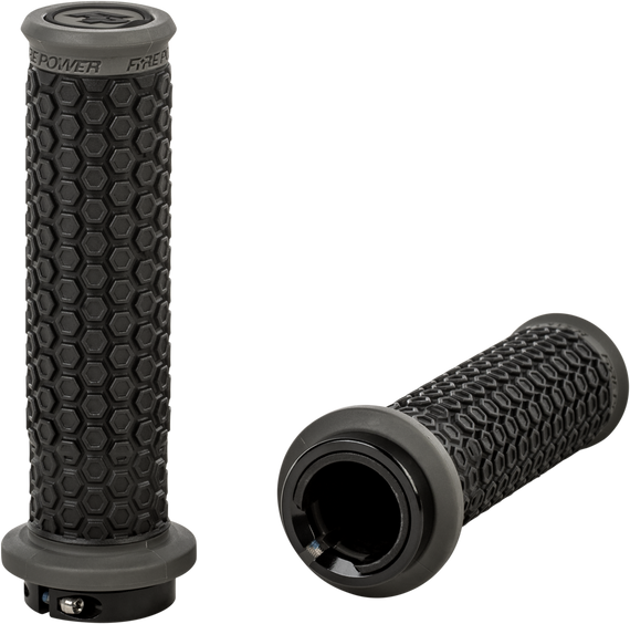 FIRE POWER PILOT ATV LOCK-ON GRIPS BLACK/GRAY for PWC / Personal Watercraft | 24-0109 | 24-0109