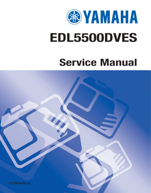 YAMAHA OEM Service Manual - EF600 - LIT-19616-00-04 Models EF600