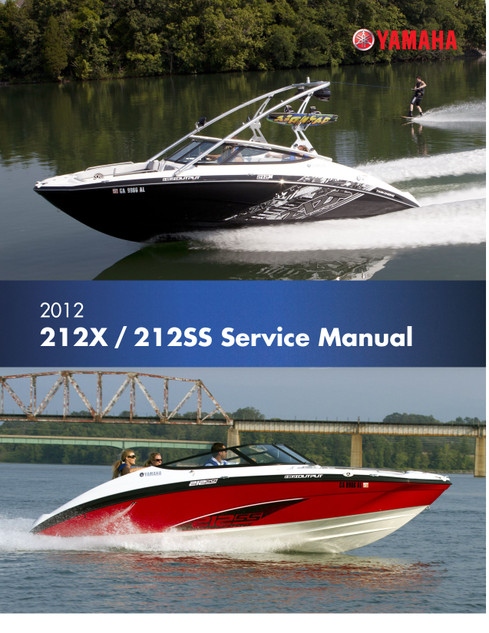 YAMAHA OEM Owner's/ Operator's Manual 2013 - 212X/ 212SS - LIT