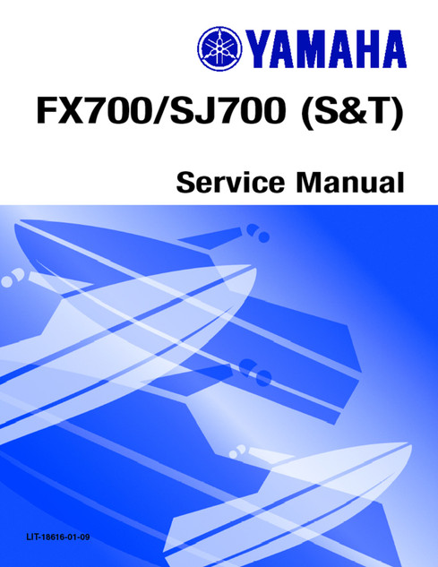 YAMAHA OEM Service Manual - FX-1 / SUPER JET - LIT-18616-01-09 Models FX700S, FX700T, SJ700S, SJ700T