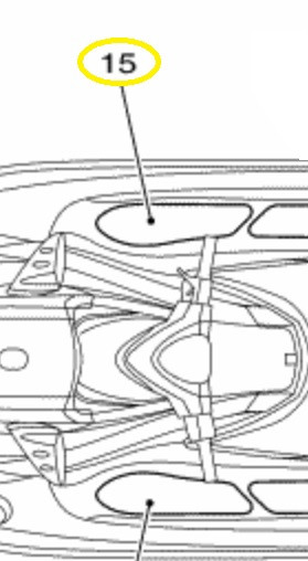 YAMAHA OEM Step 2 Mat F2P-U351J-00-00