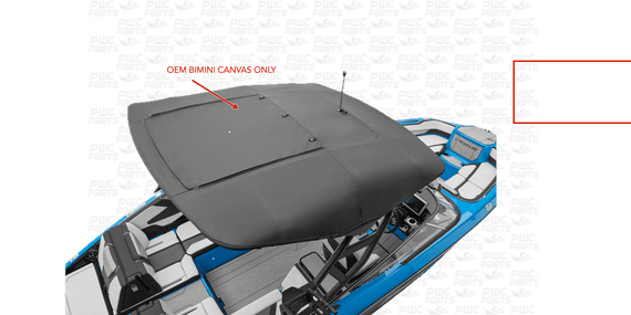 YAMAHA OEM BIMNI Top Canvas Canopy 2023 252SD 255XD 255XE 252SE F5K-U318C-30-00