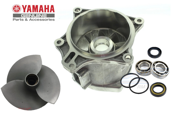 YAMAHA OEM Impeller Housing 2017+ EX/ EX SPORT/ DELUXE/ EXR Wear Ring with Bearing Kit 6GA-R1312-01-00 6GA-R1321-00-00