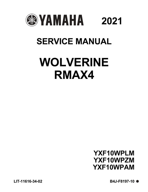 YAMAHA OEM Service Manual - 2018 - 2021 XSR700 - LIT-11616-31-44