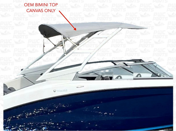 Yamaha OEM Bimini Top Canvas Set - 2021 AR250 / 2021 AR250 California F4Y-U3108-30-00