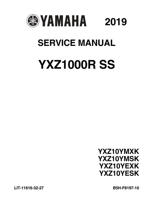 YAMAHA OEM Service Manual - 2018 YXZ1000R EPS / EPS SE - LIT-11616
