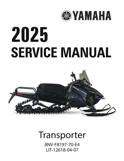 YAMAHA OEM Service Manual - 2025 SIDEWINDER - LIT-12618-04-03