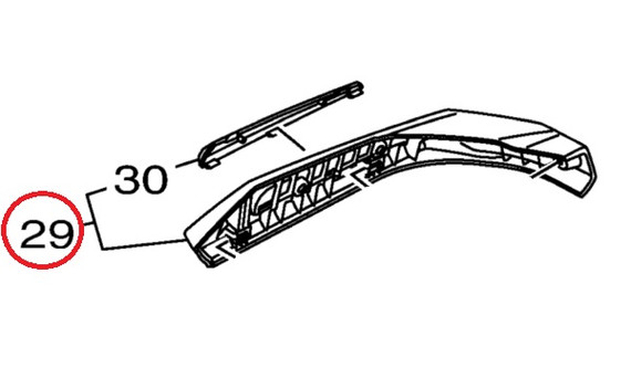 YAMAHA OEM Stern Gunwale Complete F4N-U2504-D0-00