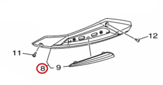YAMAHA OEM Gunwale Assembly F4N-U2510-E0-00