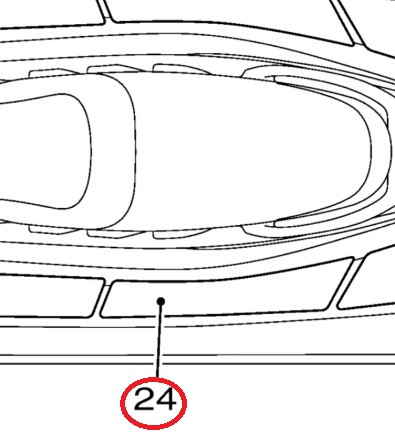 YAMAHA OEM Step 5 Mat F3Y-U351N-10-00
