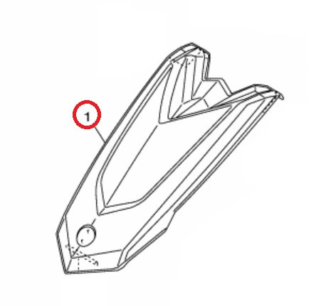 YAMAHA OEM Engine Room Lid F3Y-U517B-00-P1