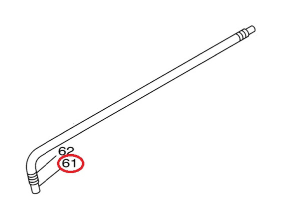 YAMAHA OEM Hose With Spring 90447-07005-00