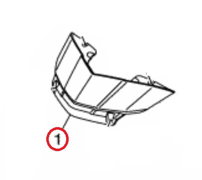 YAMAHA OEM Front Cover F3X-U513M-01-P1