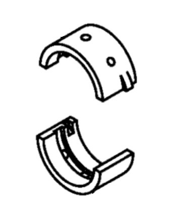 YAMAHA OEM Crankshaft Plane Bearing 1 6LE-11416-30-00