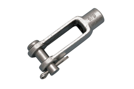 Suncor Threaded Yoke End Right Hand UNC With Pin 316-NM Stainless Steel S0113-RC