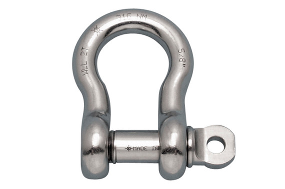 Suncor US Anchor Shackle FS With Screw Pin 316-NM Stainless Steel S0116-FS-US