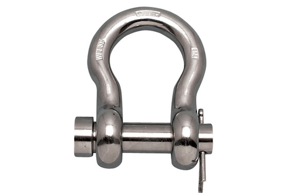 Suncor Round Pin Anchor Shackle FS 316-NM Stainless Steel S0116-RP