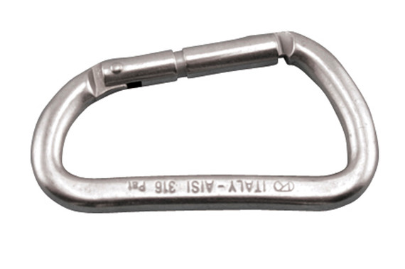 Suncor Asymmetrical Spring Clip 316 Stainless Steel S0140-0