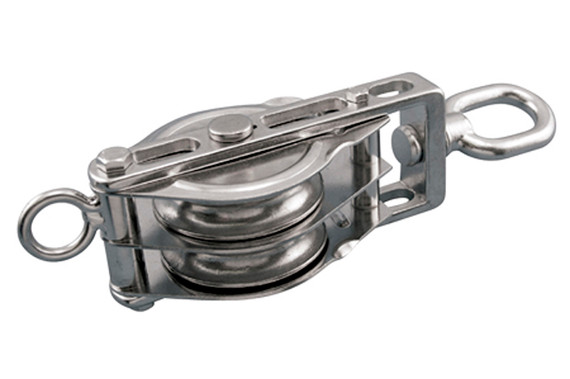 Suncor Twin Swivel Eye Block Rope 304/316 Stainless Steel S0424-E