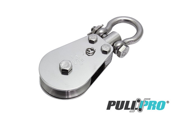 Suncor PULLPRO SA Bow Shackle Block LoLOAD Wire 316 Stainless Steel S0432-BA1
